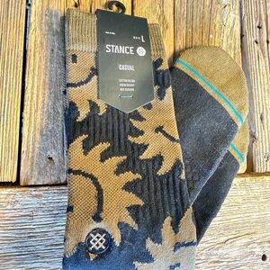 Stance Men's Casual Socks - Black and Tan